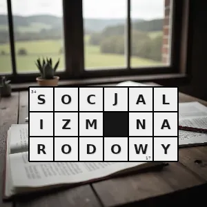 Hasło krzyżówkowe antykomunizm - socjalizm narodowy – rozwiązanie, synonimy, podpowiedzi i definicje krzyżówkowe